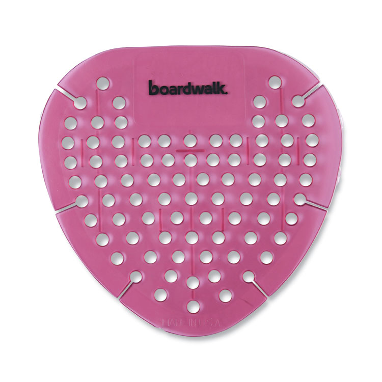 Gem Urinal Deodorizer Screen, Spiced Apple Scent, Red, 12/Box