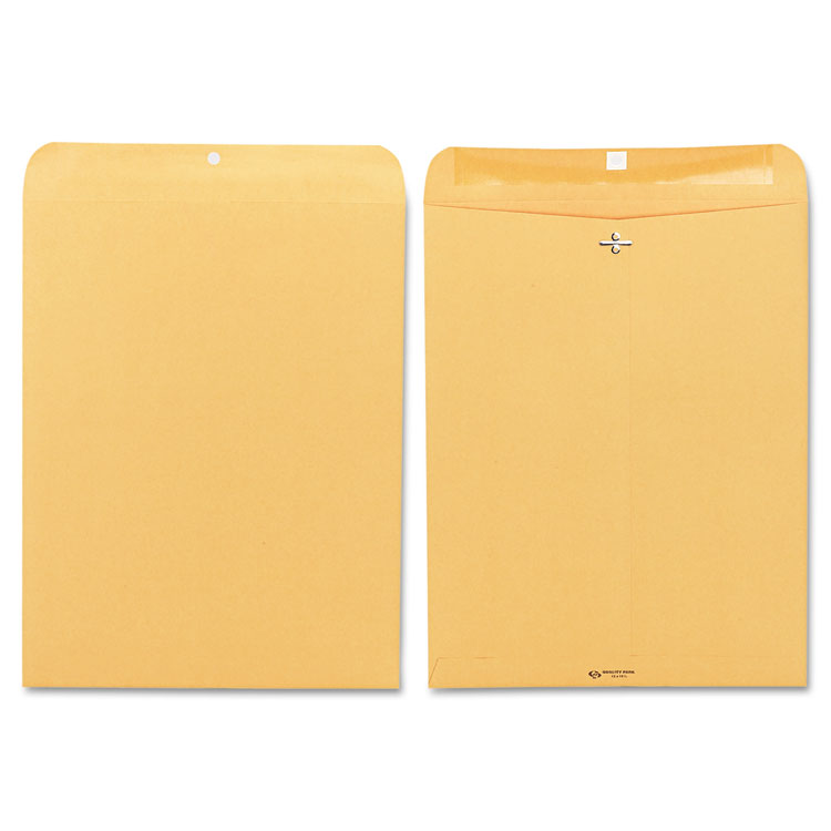 Picture of Clasp Envelope, 12 x 15 1/2, 32lb, Brown Kraft, 100/Box