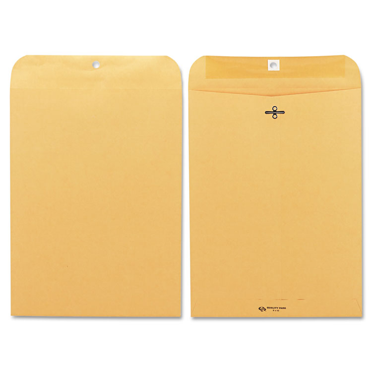 Picture of Clasp Envelope, 9 x 12, 28lb, Brown Kraft, 100/Box