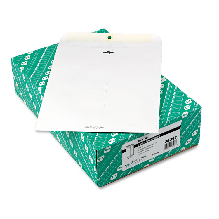 Picture of Clasp Envelope, 10 x 13, 28lb, White, 100/Box
