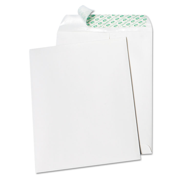 Picture of Tech No Tear Catalog Envelope, Poly Lining, 9 x 12, White, 100/Box