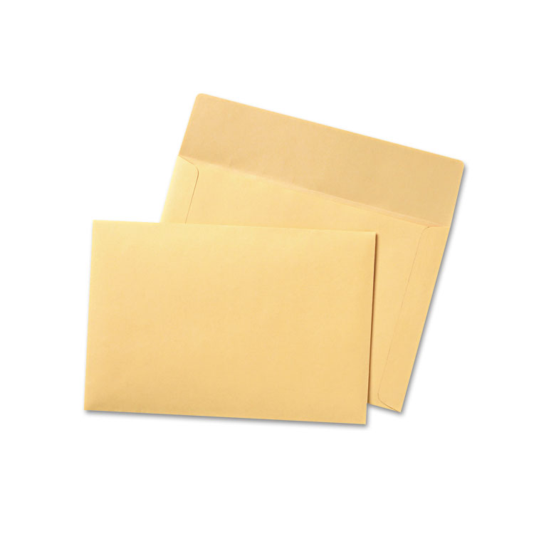 Picture of Filing Envelopes, 10 x 14 3/4, 3 Point Tag, Cameo Buff, 100/Box
