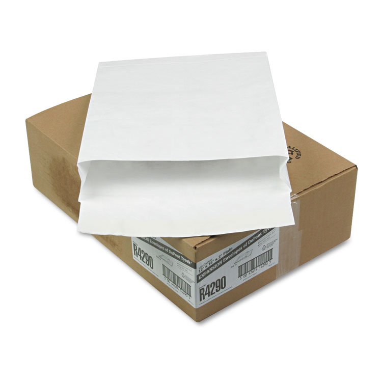 Picture of Tyvek Expansion Mailer, 12 x 16 x 2, White, 18lb, 100/Carton