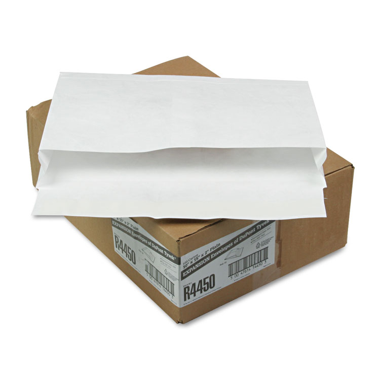 Picture of Tyvek Expansion Mailer, 10 x 15 x 2, White, 18lb, 100/Carton