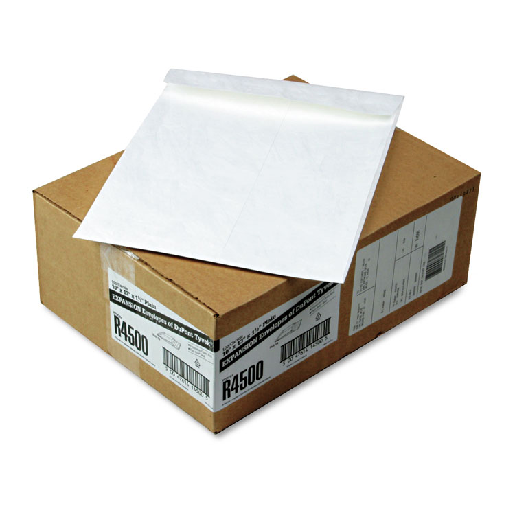 Picture of Tyvek Expansion Mailer, 10 x 13 x 1 1/2, White, 100/Carton