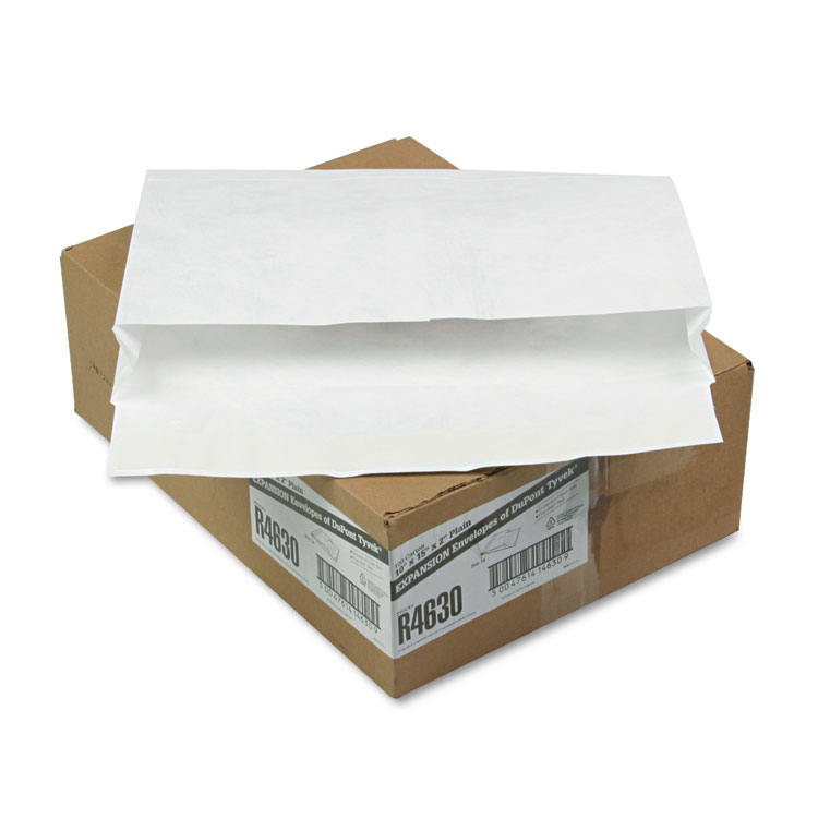 Picture of Tyvek Booklet Expansion Mailer, 10 x 15 x 2, White, 100/Carton