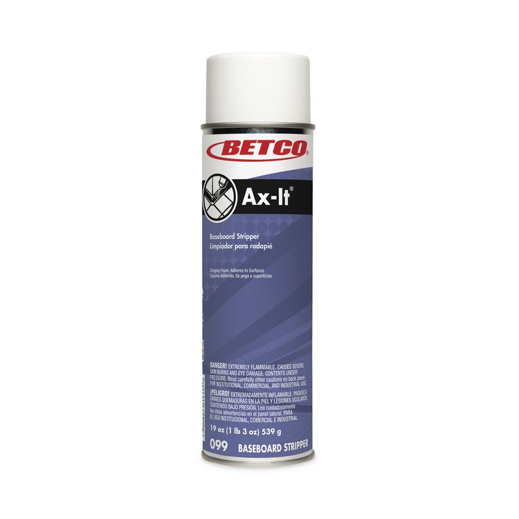Ax-It Aerosol Baseboard Stripper, Sassafras Scent, 19 oz Aerosol Spray