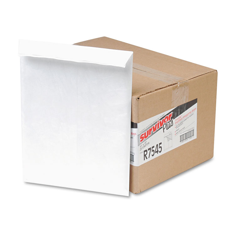 Picture of DuPont Tyvek Air Bubble Mailer, Self Seal, 10 x 13, White, 25/Box
