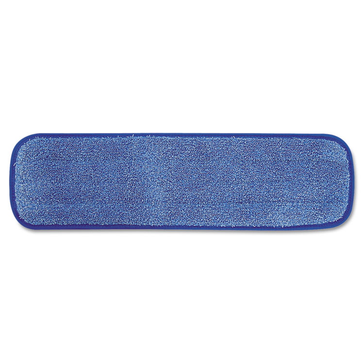 Picture of Microfiber Wet Room Pad, Split Nylon/Polyester Blend, 18", Blue, 12/Carton