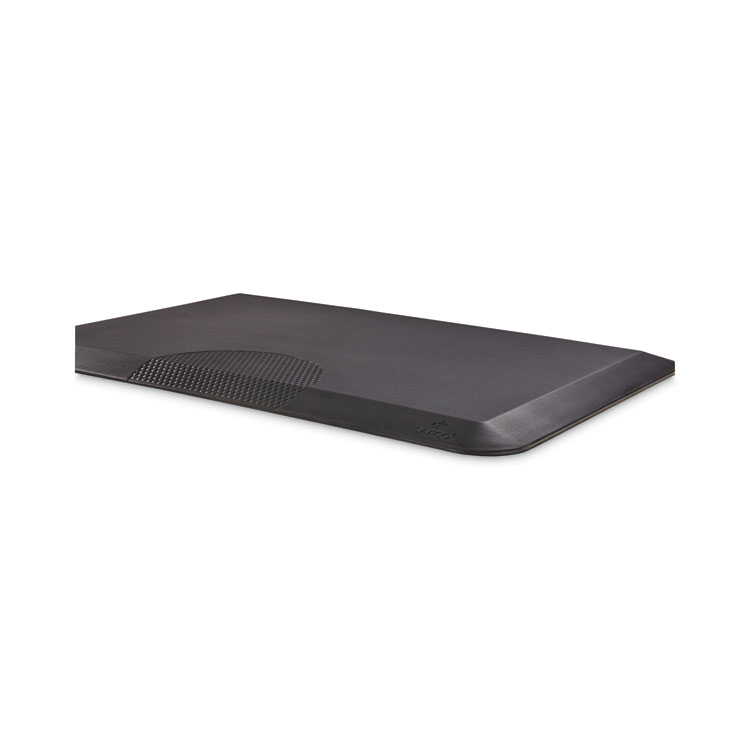 Crown FL2436BK Ribbed Vinyl Anti-Fatigue Mat, 24 x 36, Black