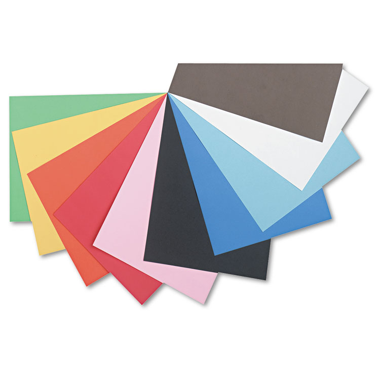 Picture of Tru-Ray Construction Paper, 76 lbs., 12 x 18, Assorted, 50 Sheets/Pack