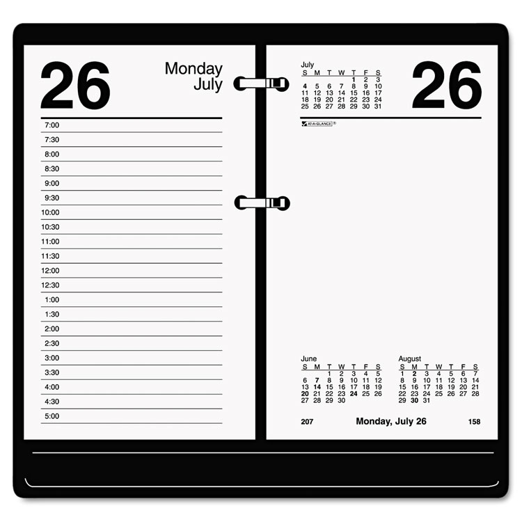 Picture of Recycled Desk Calendar Refill, 3 1/2 x 6, White