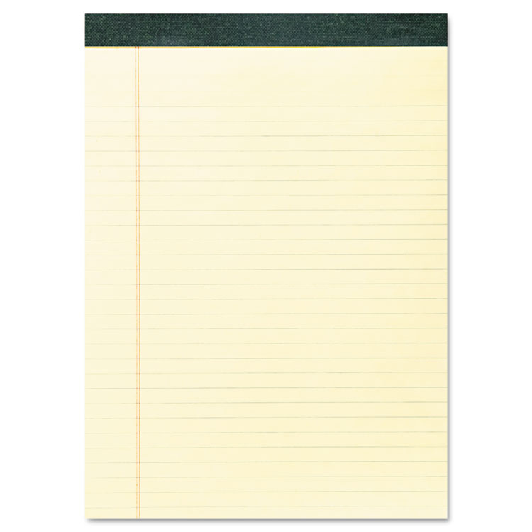 Picture of Recycled Legal Pad, 8 1/2 x 11 Sheets, 40/Pad, Canary, Dozen