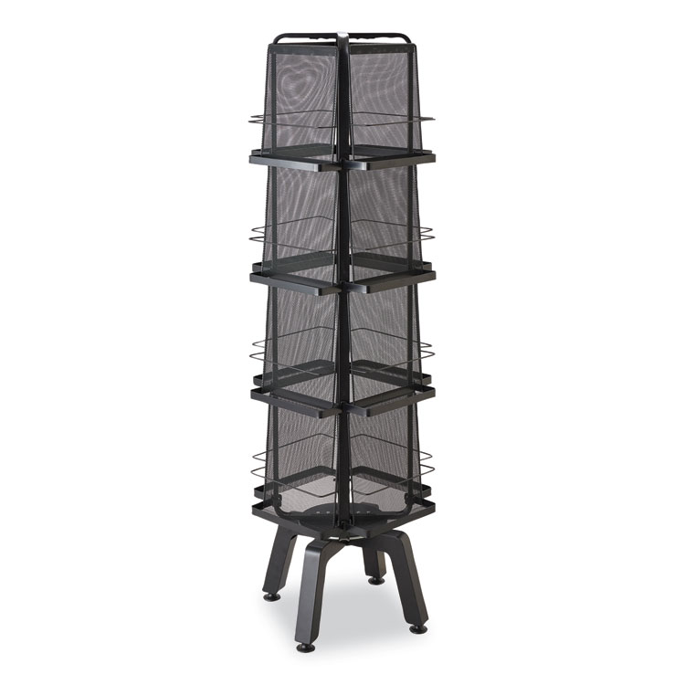 Safco Onyx Mesh Rotating Magazine Stand