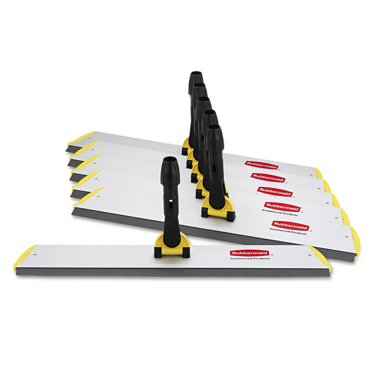 Picture of HYGEN Quick Connect S-S Frame, Squeegee, 24w x 4 1/2d, Aluminum, Yellow