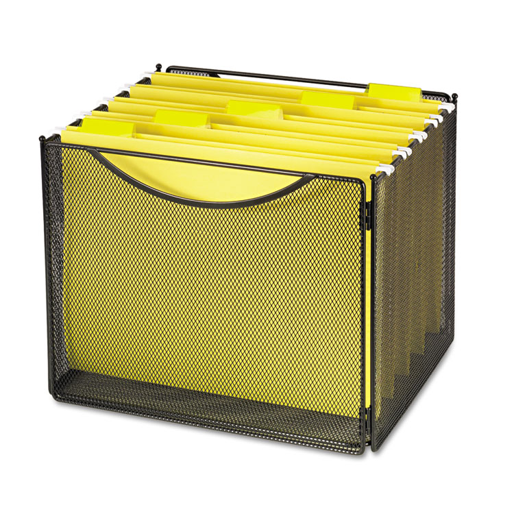 Picture of Desktop File Storage Box, Steel Mesh, 12-1/2w x 11d x 10h