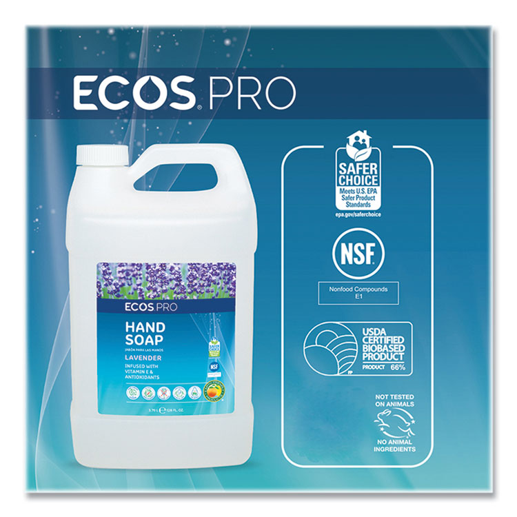EOPPL966504 ECOS® PRO PL966504 Liquid Hand Soap, Lavender Scent, 1