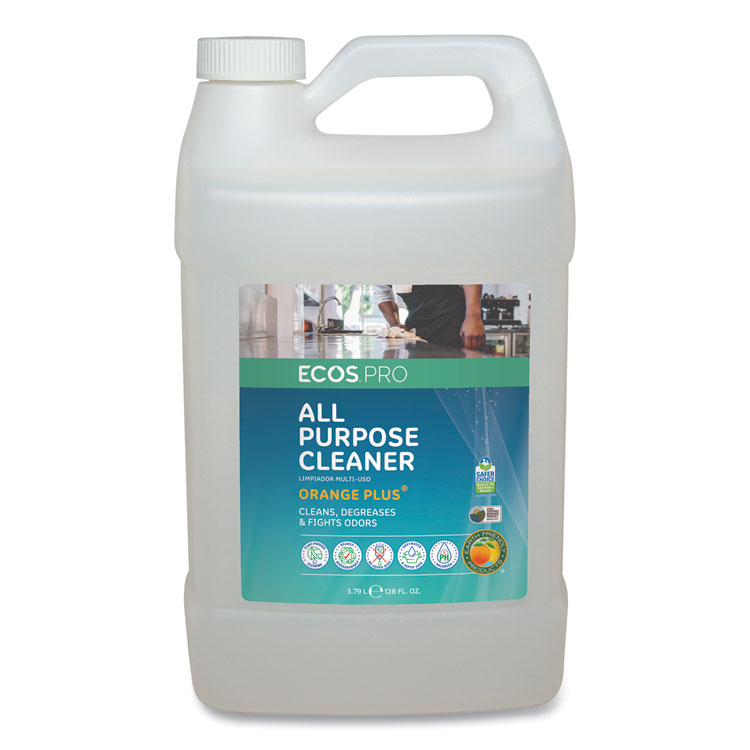 ECOS® PRO Orange Plus All Purpose Cleaner and Degreaser, Citrus Scent, 1 gal Bottle