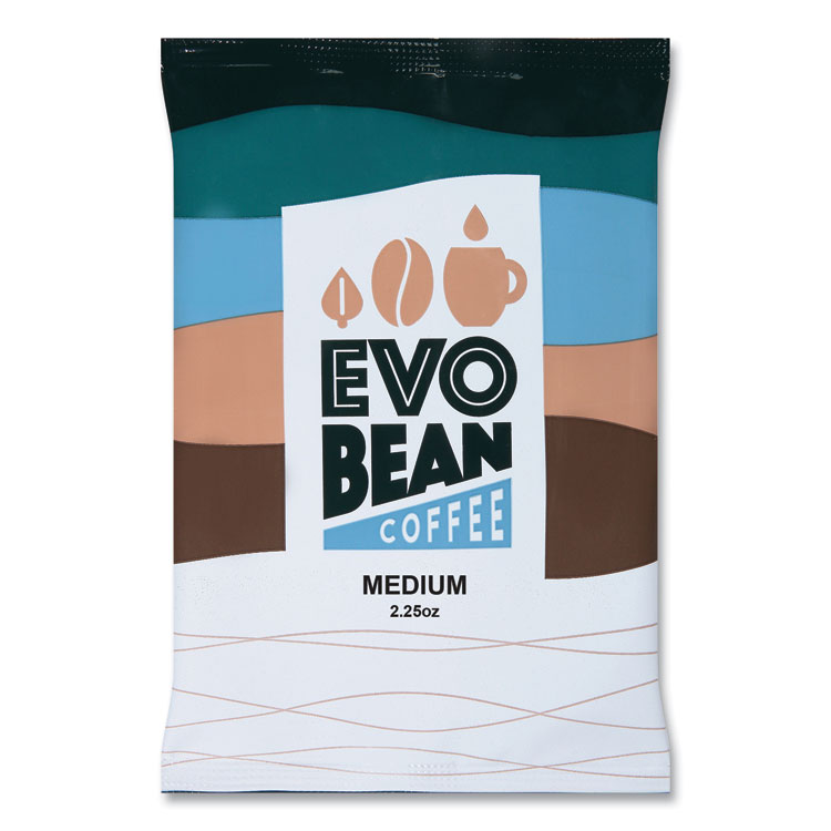 EVBCDA88045 EVO Bean Coffee CDA88045 Ground Fraction Packs, Medium