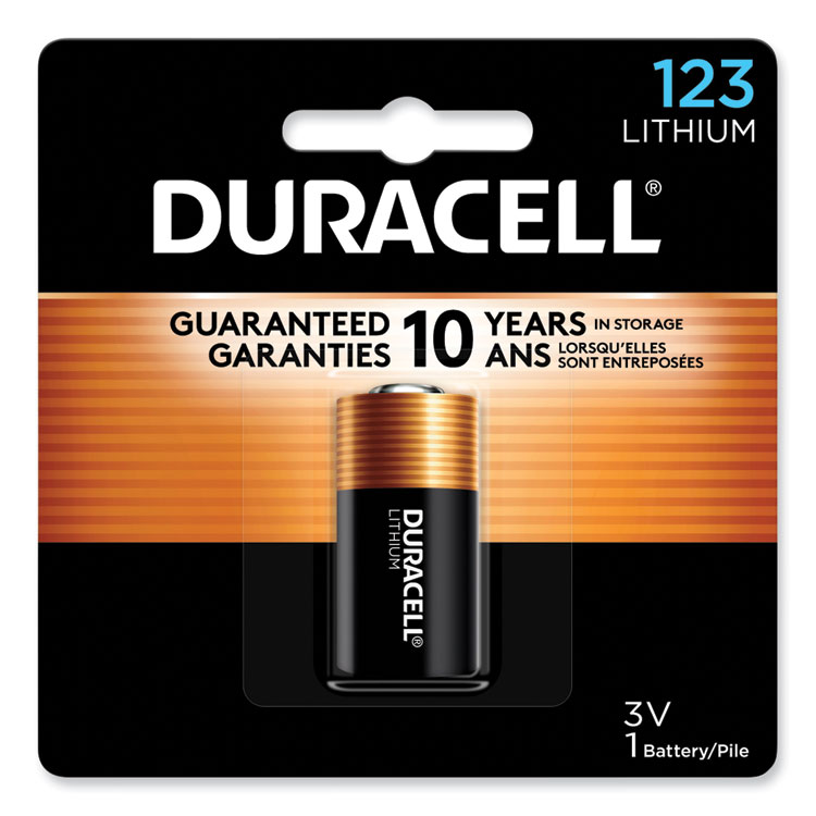 DURDL123ABPK BATTERY,3 VOLT,LITHIUM