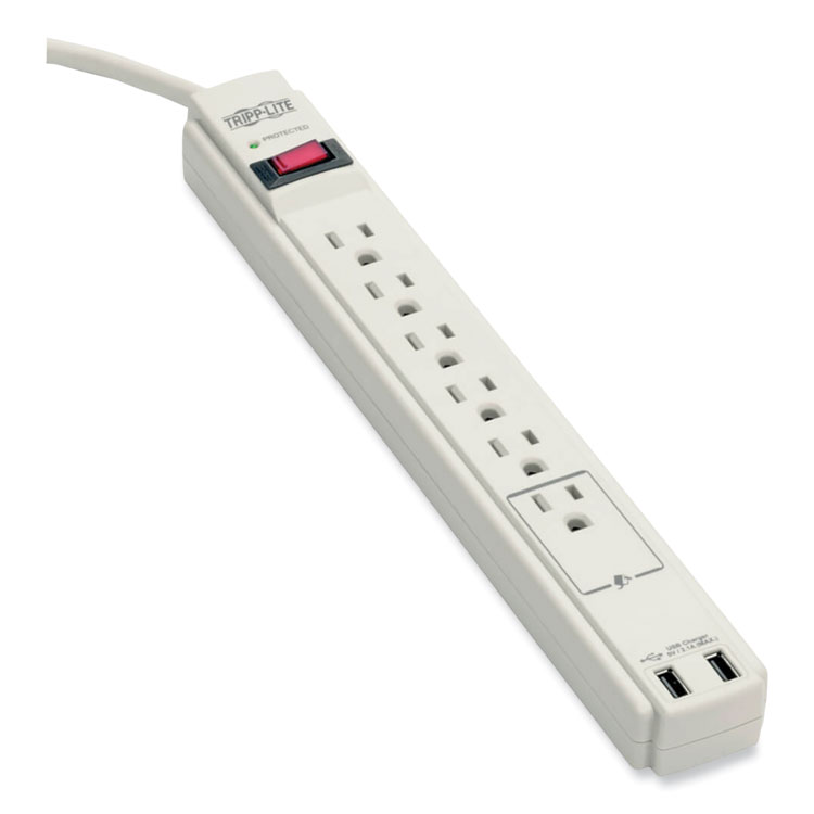 TRPTLP606USB SURGE,6 OUTLETS,2 USB