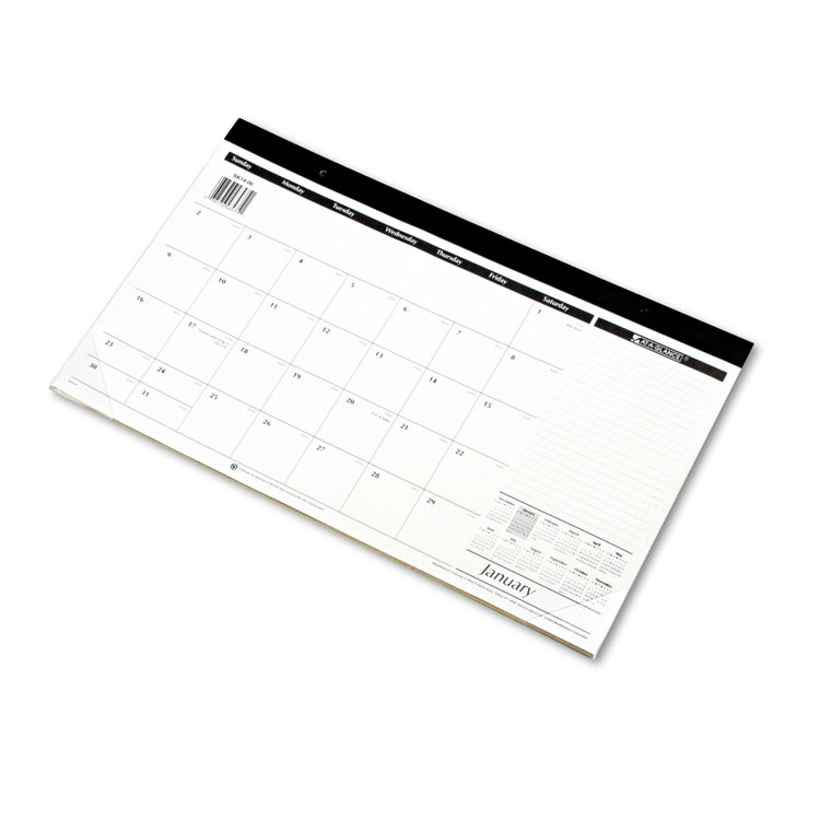 Picture of Compact Desk Pad, 17 3/4 x 10 7/8, White