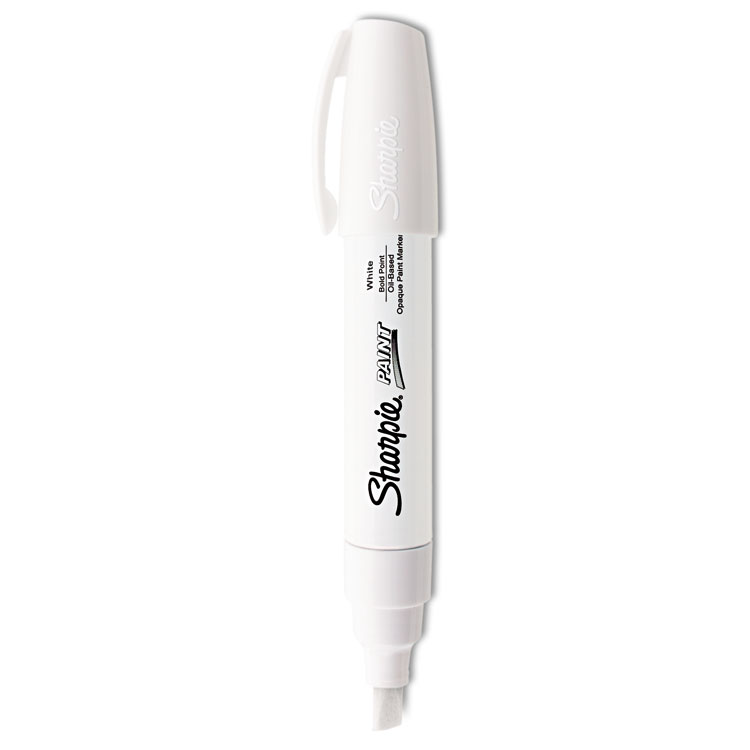 Picture of Paint Marker, Wide Point, White
