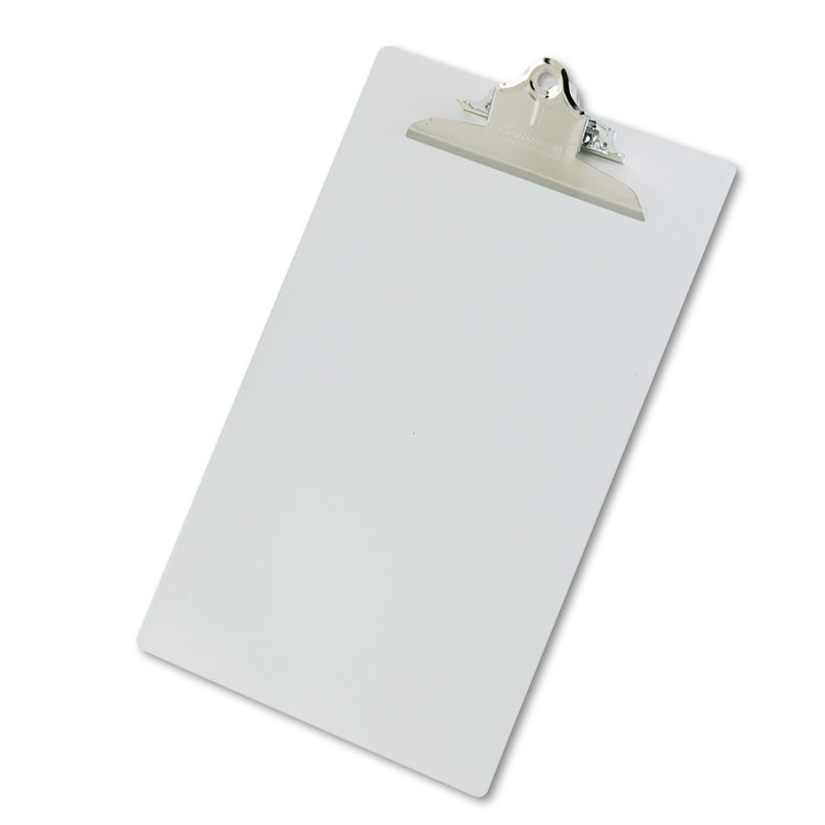 Picture of Aluminum Clipboard w/High-Capacity Clip, 1" Clip Cap, 8 1/2 x 14 Sheets, Silver