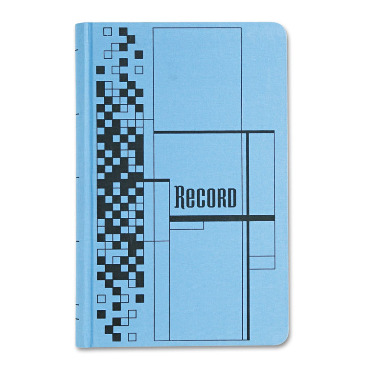 Picture of Record Ledger Book, Blue Cloth Cover, 500 7 1/4 x 11 3/4 Pages