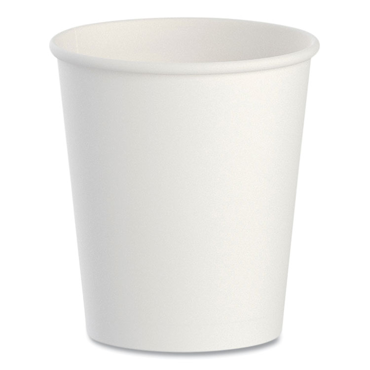 Paper Water Cups, ProPlanet Seal, 3 oz, White, 100/Bag, 50 Bags/Carton
