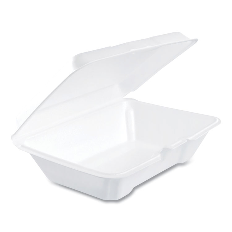 Dart Carryout Food Container Foam 1-Comp 5 1/2 x 5 3/8 x 2 7/8 White 500/Carton