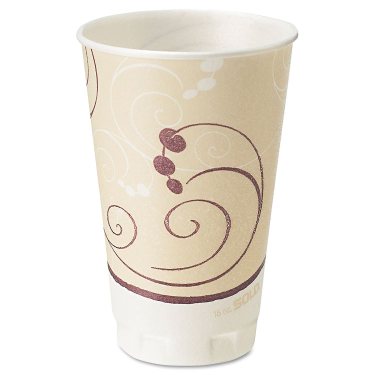 Picture of Symphony Design Trophy Foam Hot/cold Drink Cups, 16oz, 50/pack, 15 Packs/carton