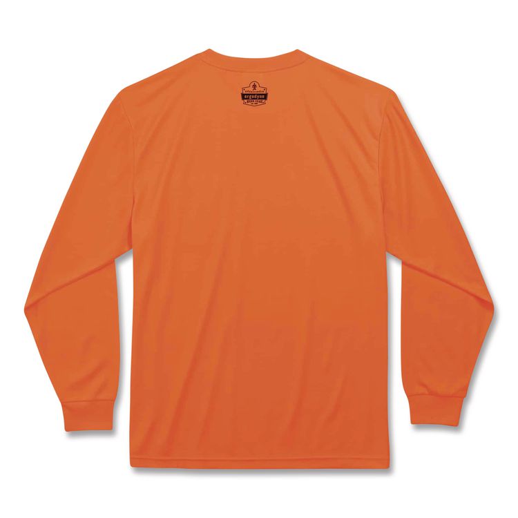 ergodyne® GloWear 8091 Non-Certified Hi-Vis Long Sleeve Shirt, 2X-Large, Orange