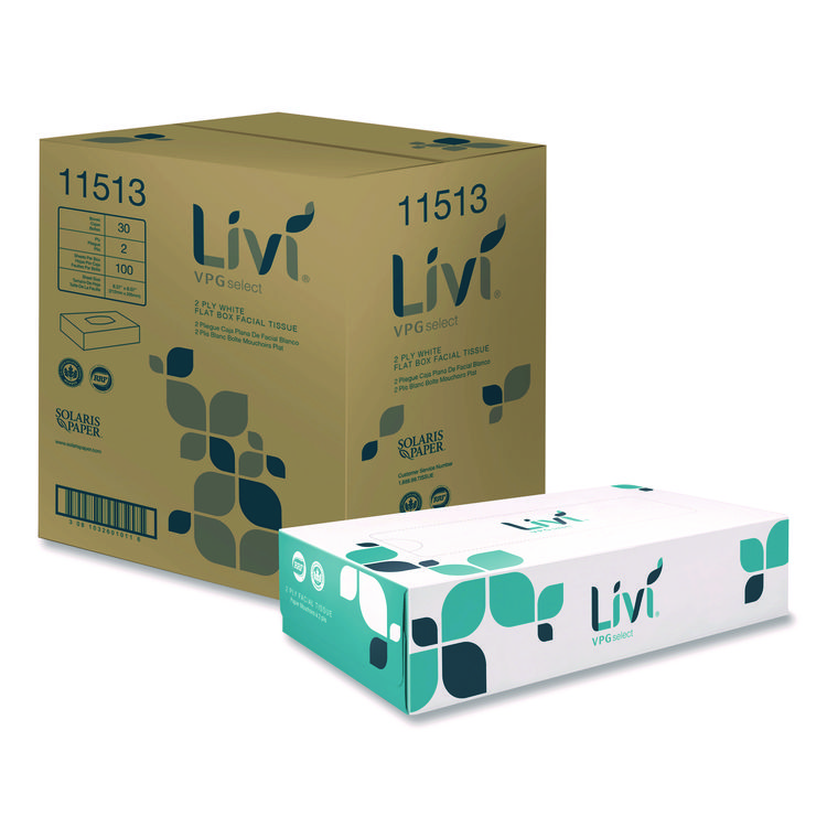 Livi Solaris Paper 2-ply Facial Tissue