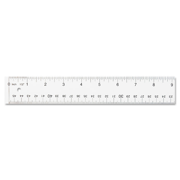 Picture of See Through Acrylic Ruler, 18", Clear