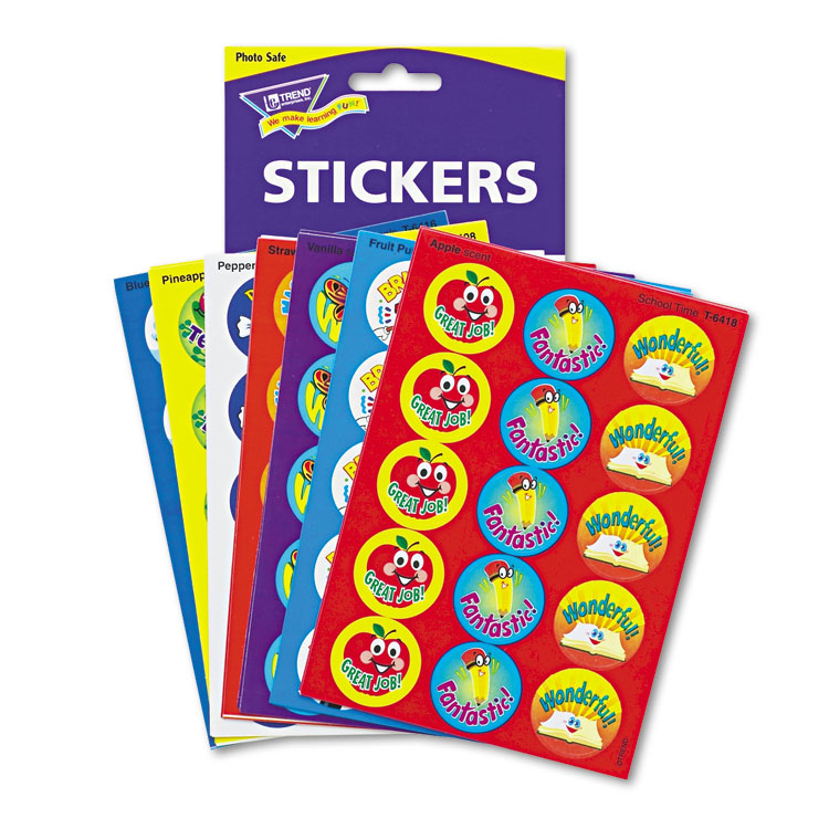 Picture of Stinky Stickers Variety Pack, Positive Words, 300/Pack