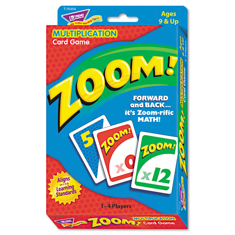 Picture of Zoom Math Card Game, Ages 9 and Up