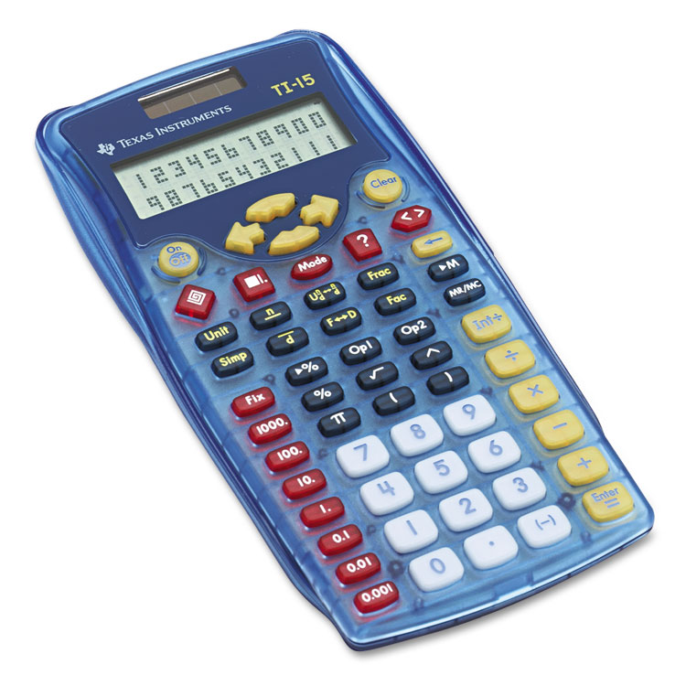 Picture of Ti-15 Explorer Elementary Calculator