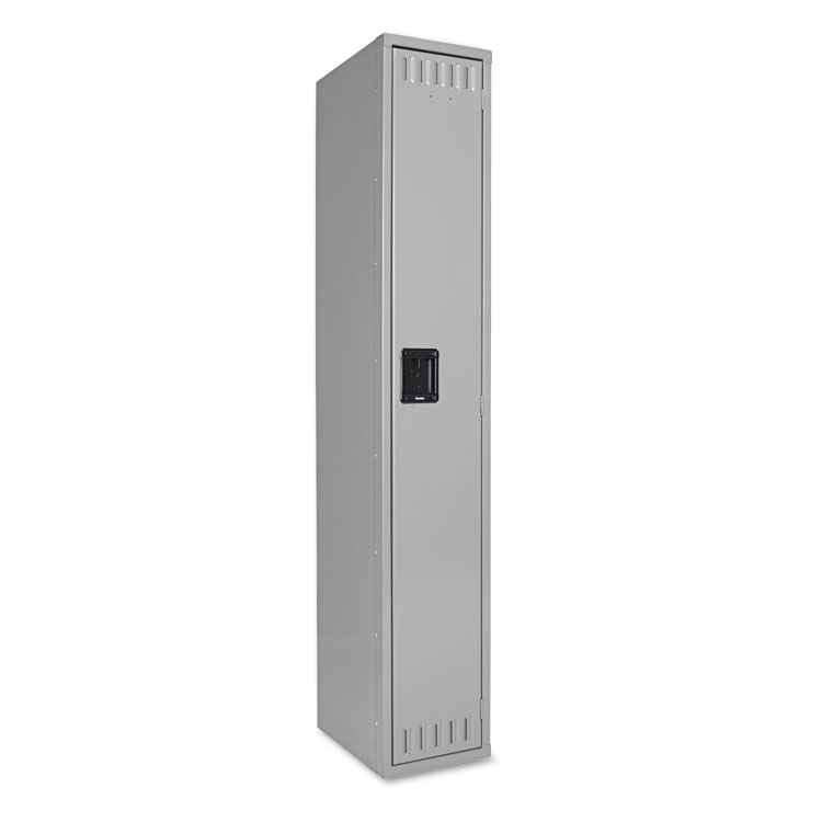 Picture of Single Tier Locker, 12w x 18d x 72h, Medium Gray
