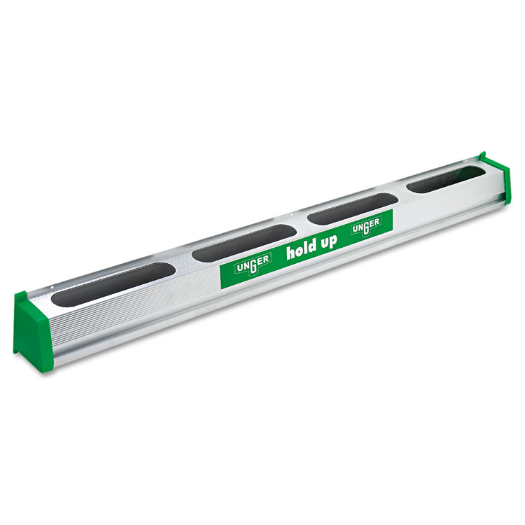 Picture of Hold Up Aluminum Tool Rack, 36", Aluminum/Green