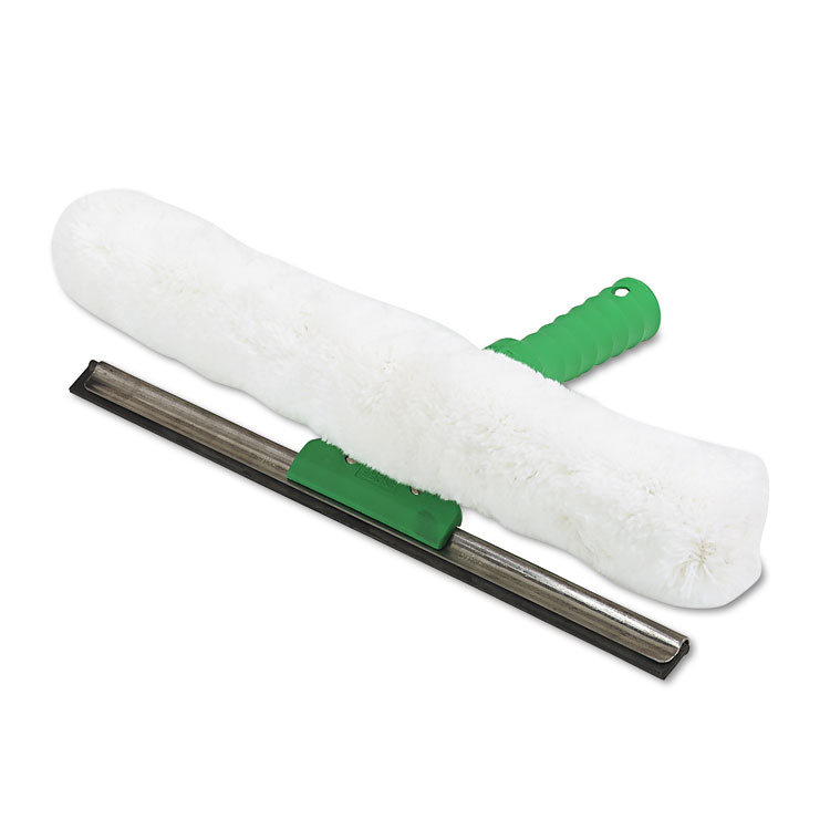 Picture of Visa Versa Squeegee & Strip Washer,10 Inches, Nylon/Rubber/Cloth, White/Green