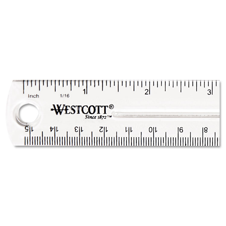 Picture of 6" Clear Ruler