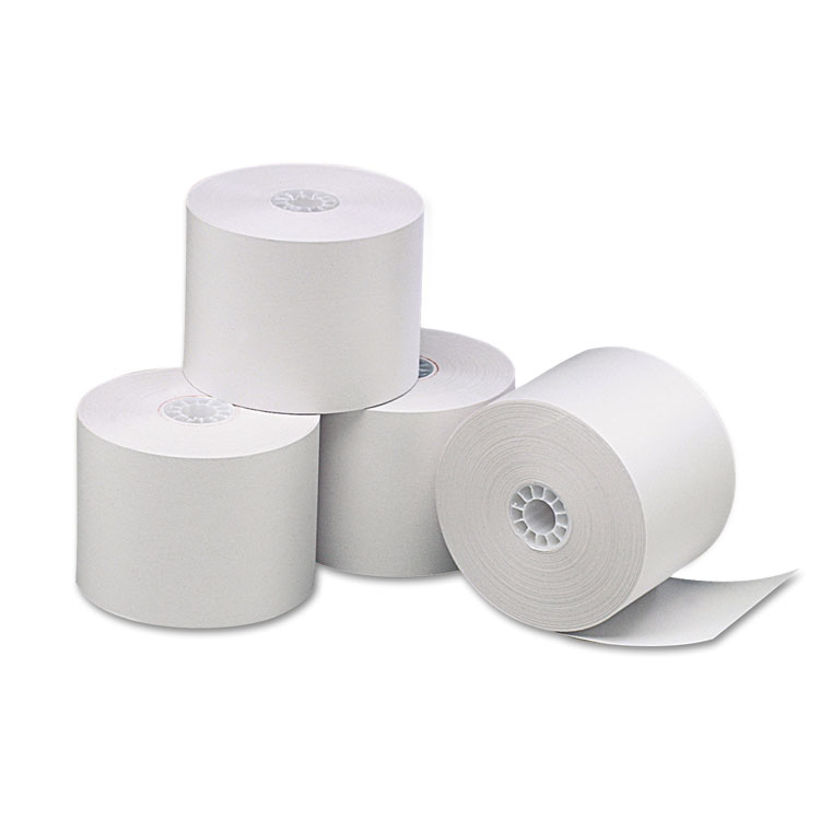 Picture of Single-Ply Thermal Paper Rolls, 2 1/4" x 85 ft, White, 3/Pack