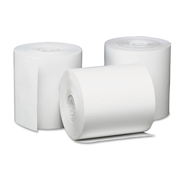 Picture of Single-Ply Thermal Paper Rolls, 3 1/8" x 230 ft, White, 50/Carton