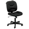 VL210 Low-Back Task Chair, Supports up to 250 lbs., Black Seat/Black Back, Black Base