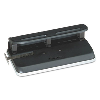 Swingline 3 Hole Punch Desktop Puncher for Binder 20 Sheet Punch Capacity  SmartTouch Black/Silver (74133) 3 Hole Punch 20 Sheet