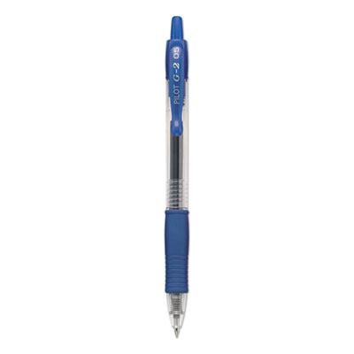 Pilot G2 Premium Retractable Gel Pen, Bold 1mm, Black Ink, Smoke Barrel, Dozen (PIL31256)