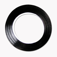 Art Tape, 0.25" x 27 ft, Black