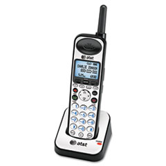 SynJ 4-Line Cordless Expansion Handset, Silver/Black