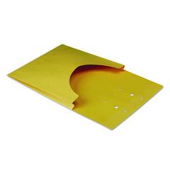 Classification Pockets, 1" Expansion, Letter Size, Kraft, 100/Box